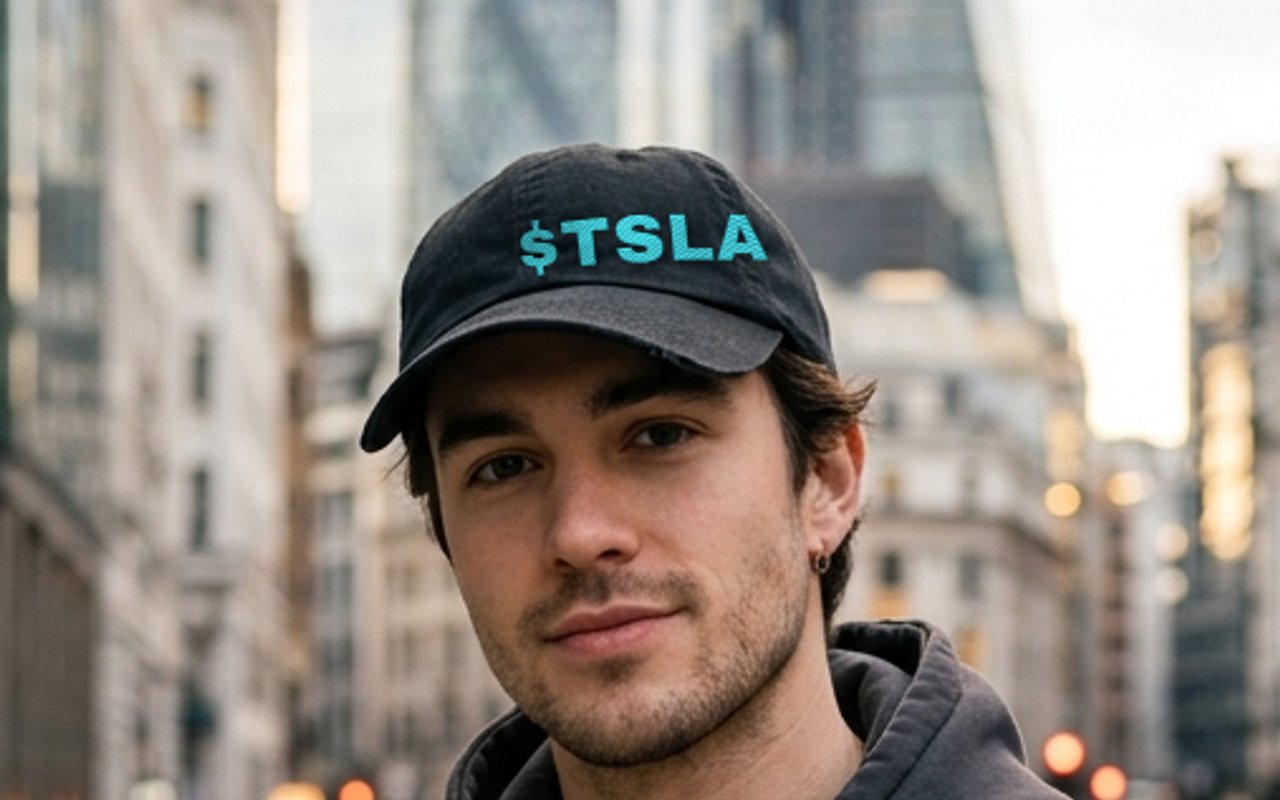 Lifestyle photo — black ticker cap worn on the street