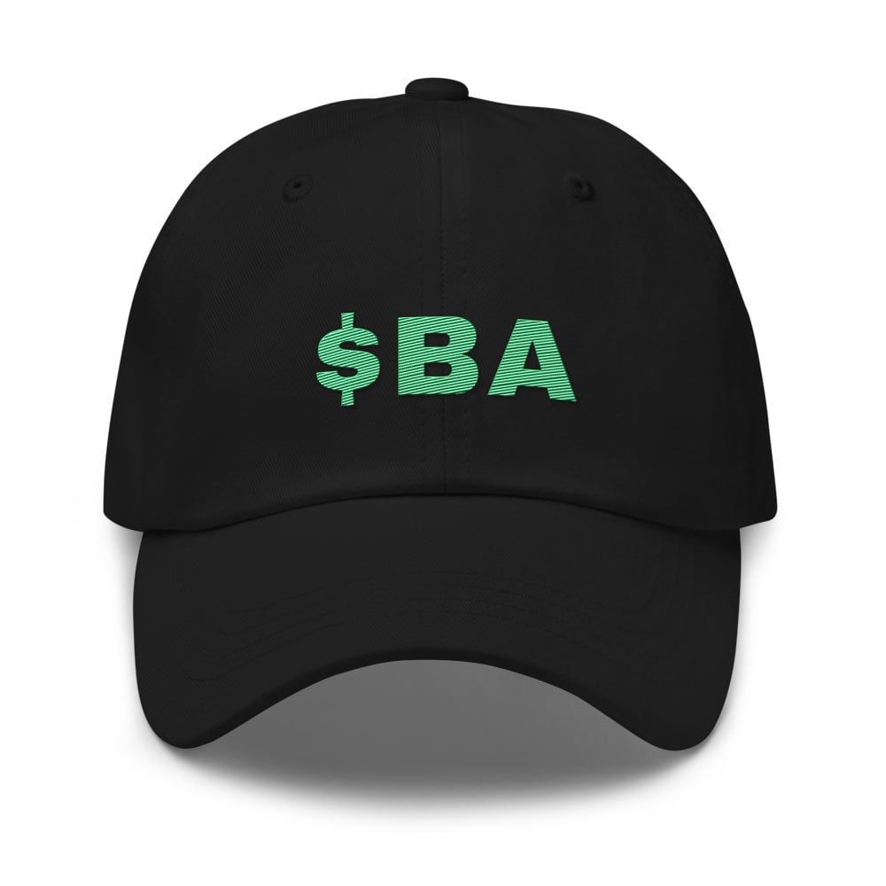 $BA embroidered hat