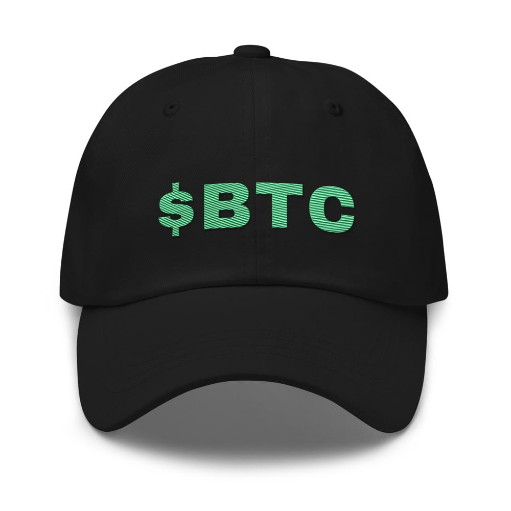 $BTC embroidered hat