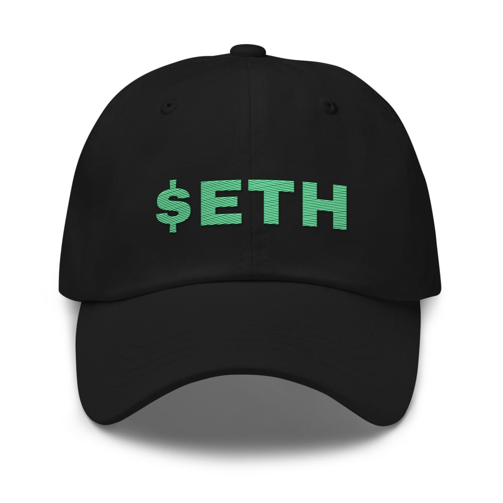 $ETH embroidered hat