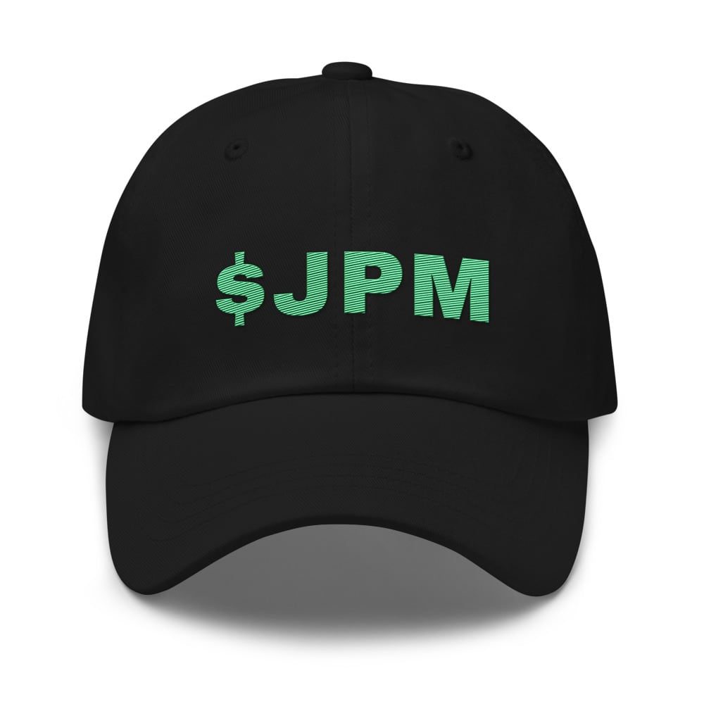 $JPM embroidered hat