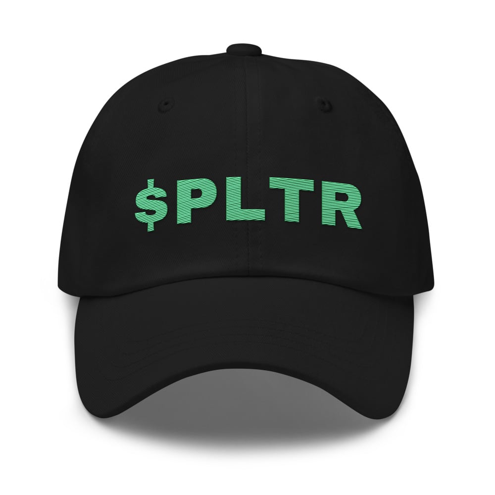 $PLTR embroidered hat