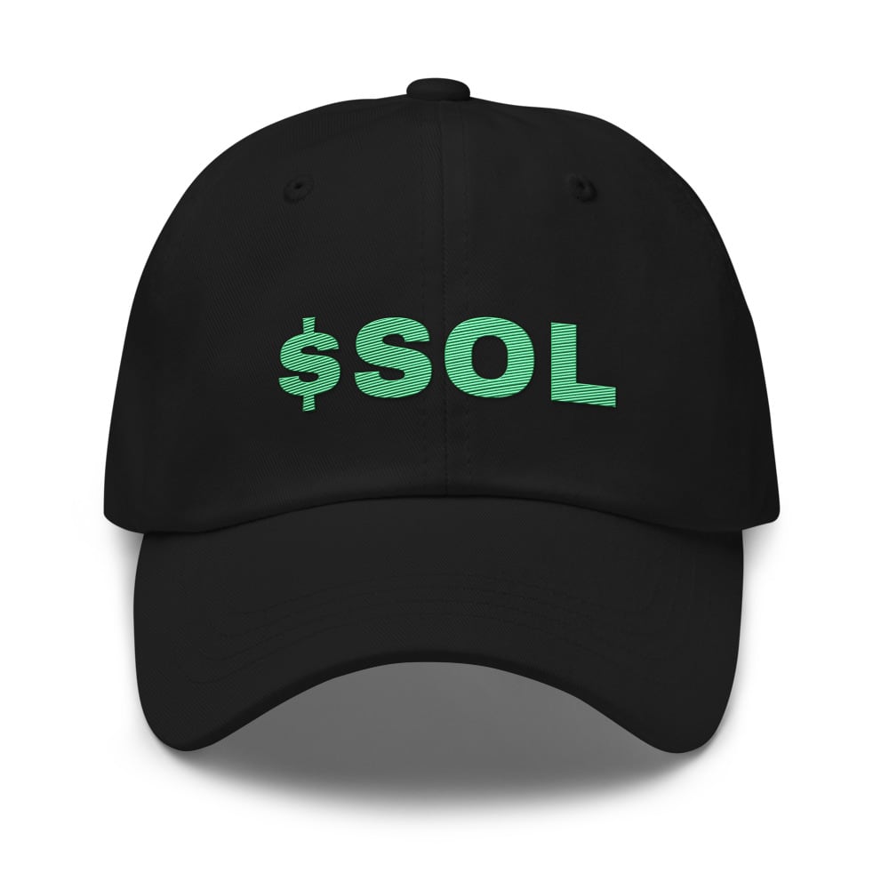 $SOL embroidered hat