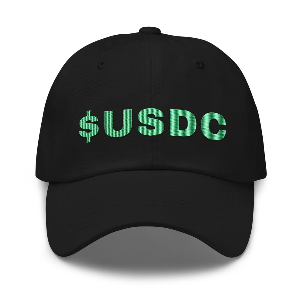 $USDC embroidered hat